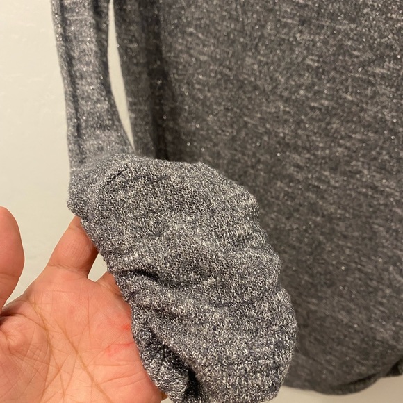 Maurice’s ruched side glitter long sleeve - Picture 5 of 7